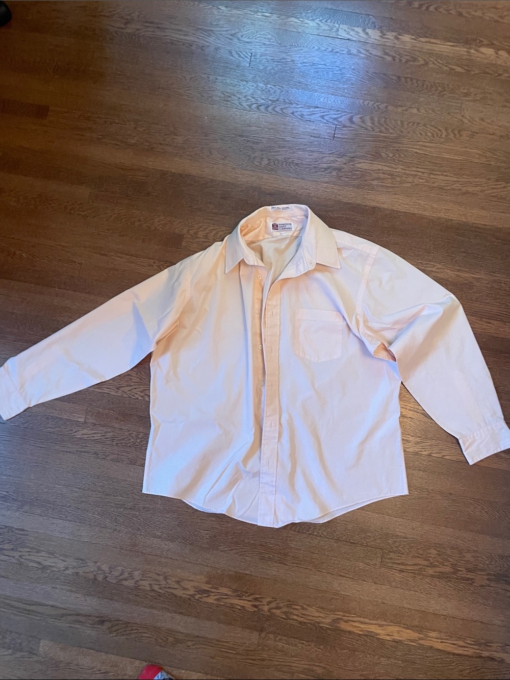 Windsor Peach Button-Up Shirt